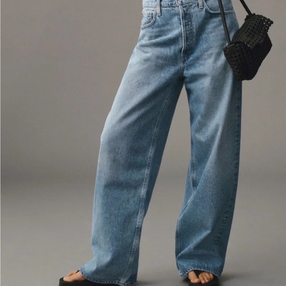 AGOLDE Low Slung Baggy Denim Jean Size 28 - Picture 1 of 9